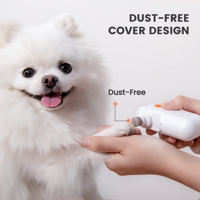 VOSOV Dog Nail Grinder - Professional Dog Nail Trimmers with 4 Grinding Ports