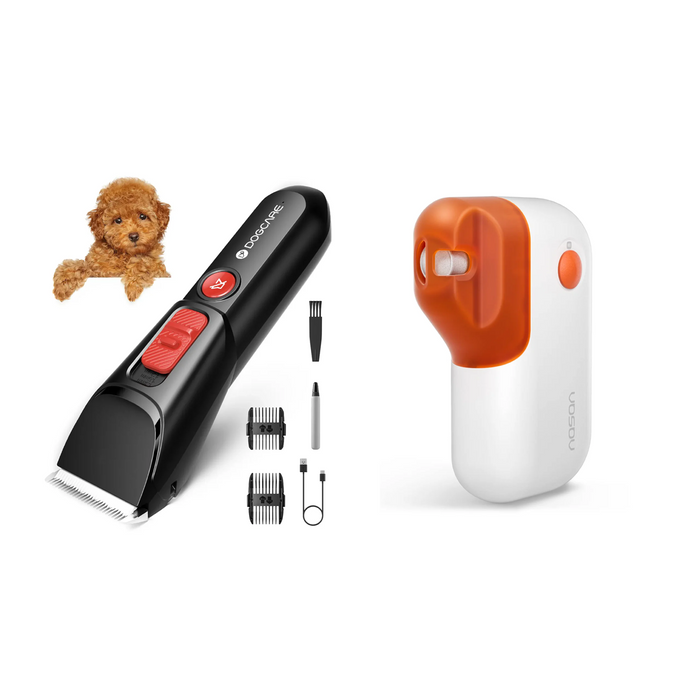 PC03 Dog Hair Clipper Pet Hair Trimmer Puppy Grooming Electric Shaver Set Cat Accessories